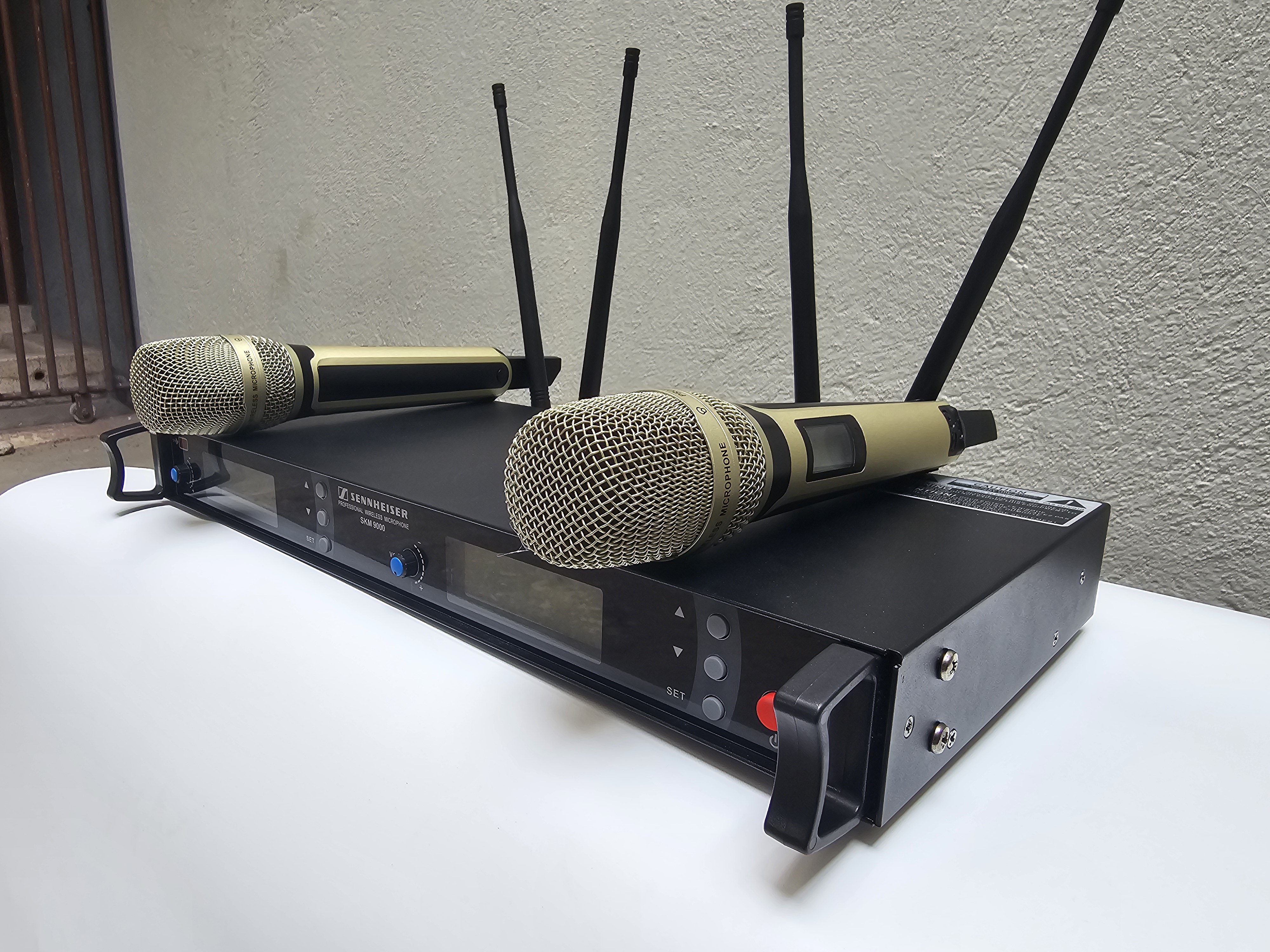 Sennheiser Dual Channel Handheld Wireless Microphone Setup - SKM9000 in action 5