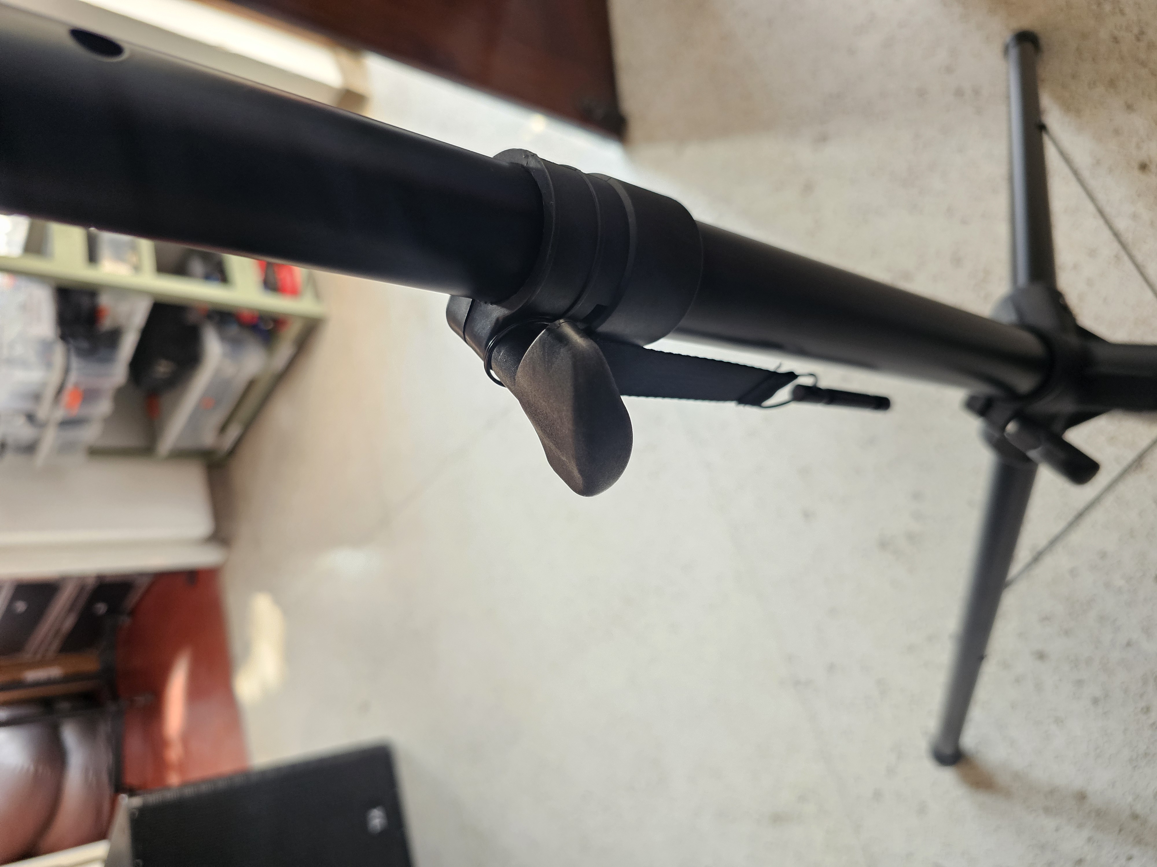TV Tripod Stand Heavy Duty 43"-55" inch Setup in action 6