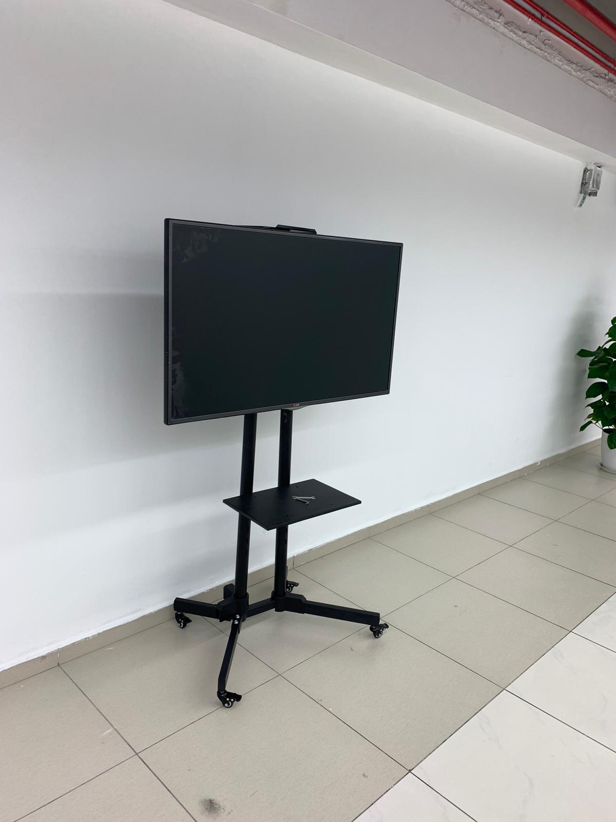 Trolly Movable Heavy Duty TV Stand 43"-65" Inch in action 7