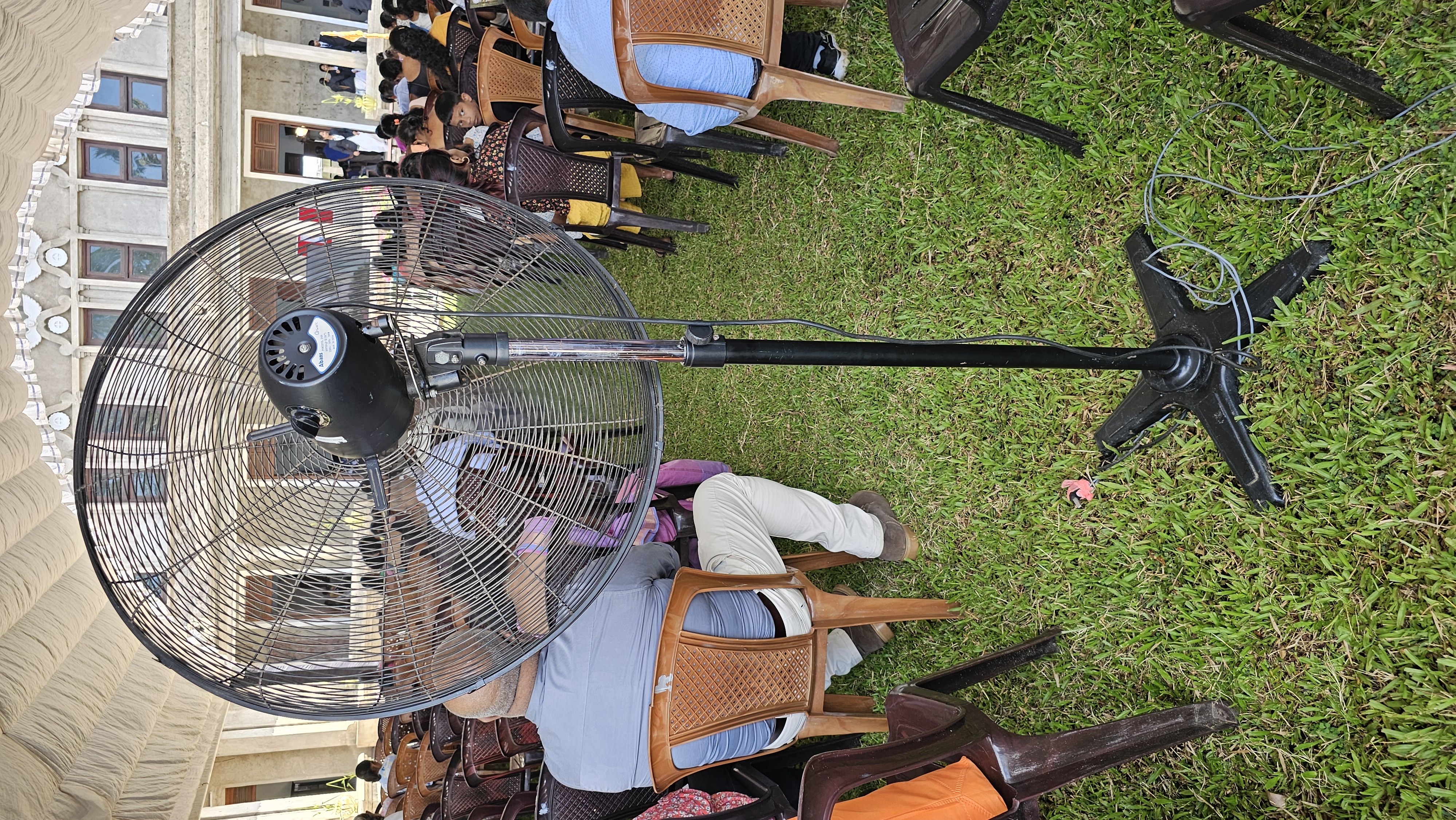 Industrial Fan 24 inch in action 1