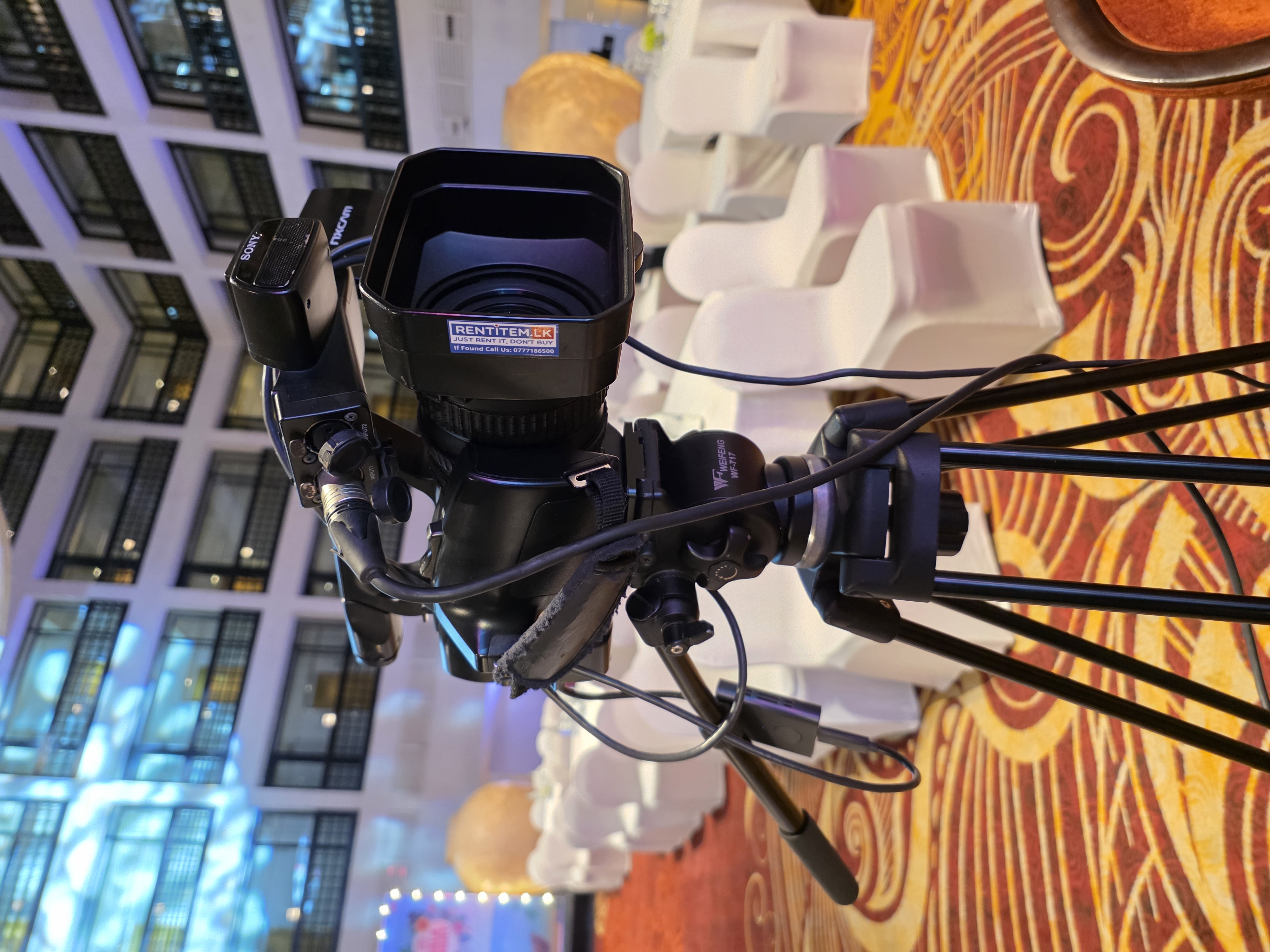 Sony HXR-NX100 Camcorder Camera in action 3
