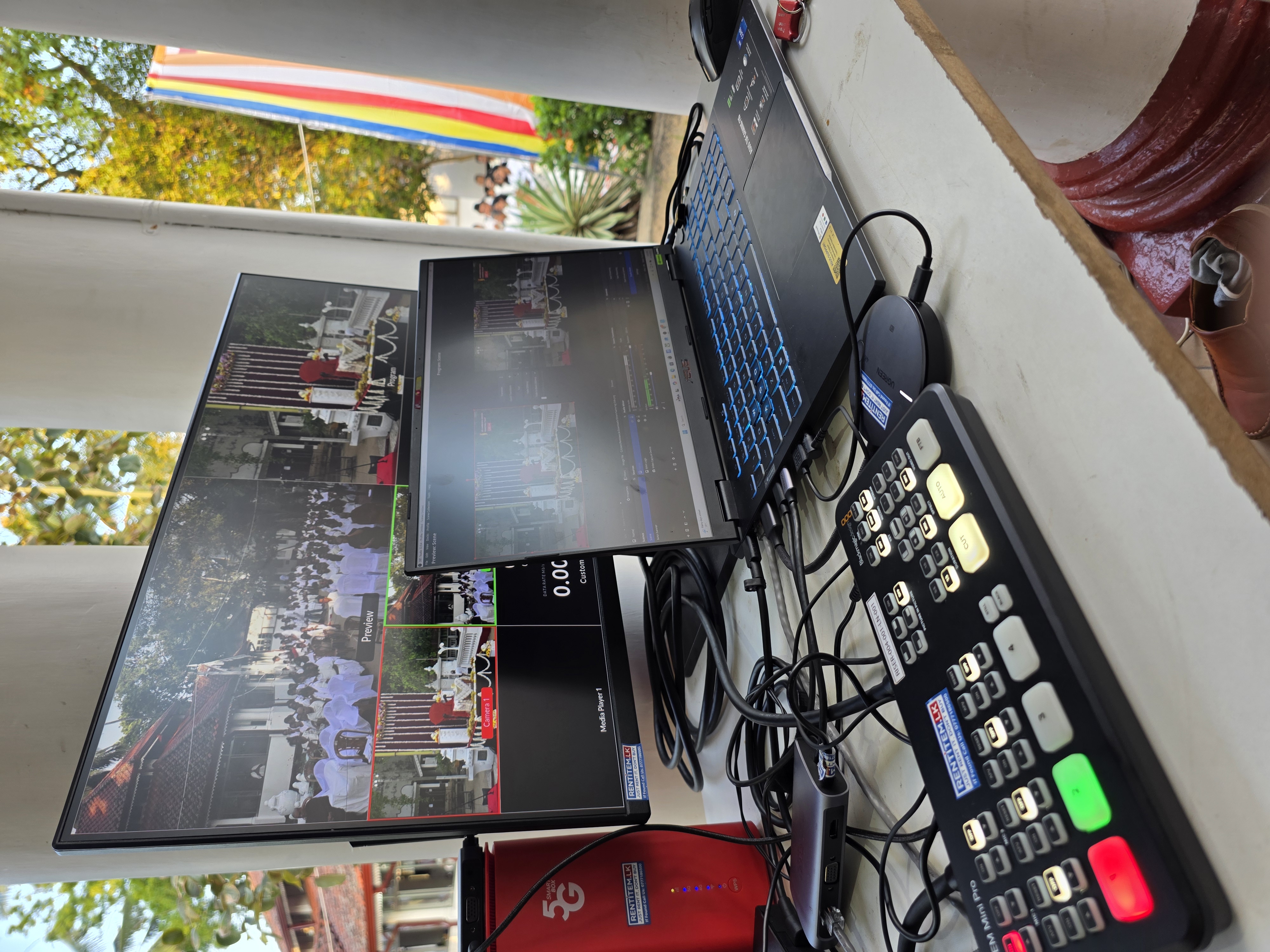 Blackmagic ATEM Mini Pro Video Switcher in action 1