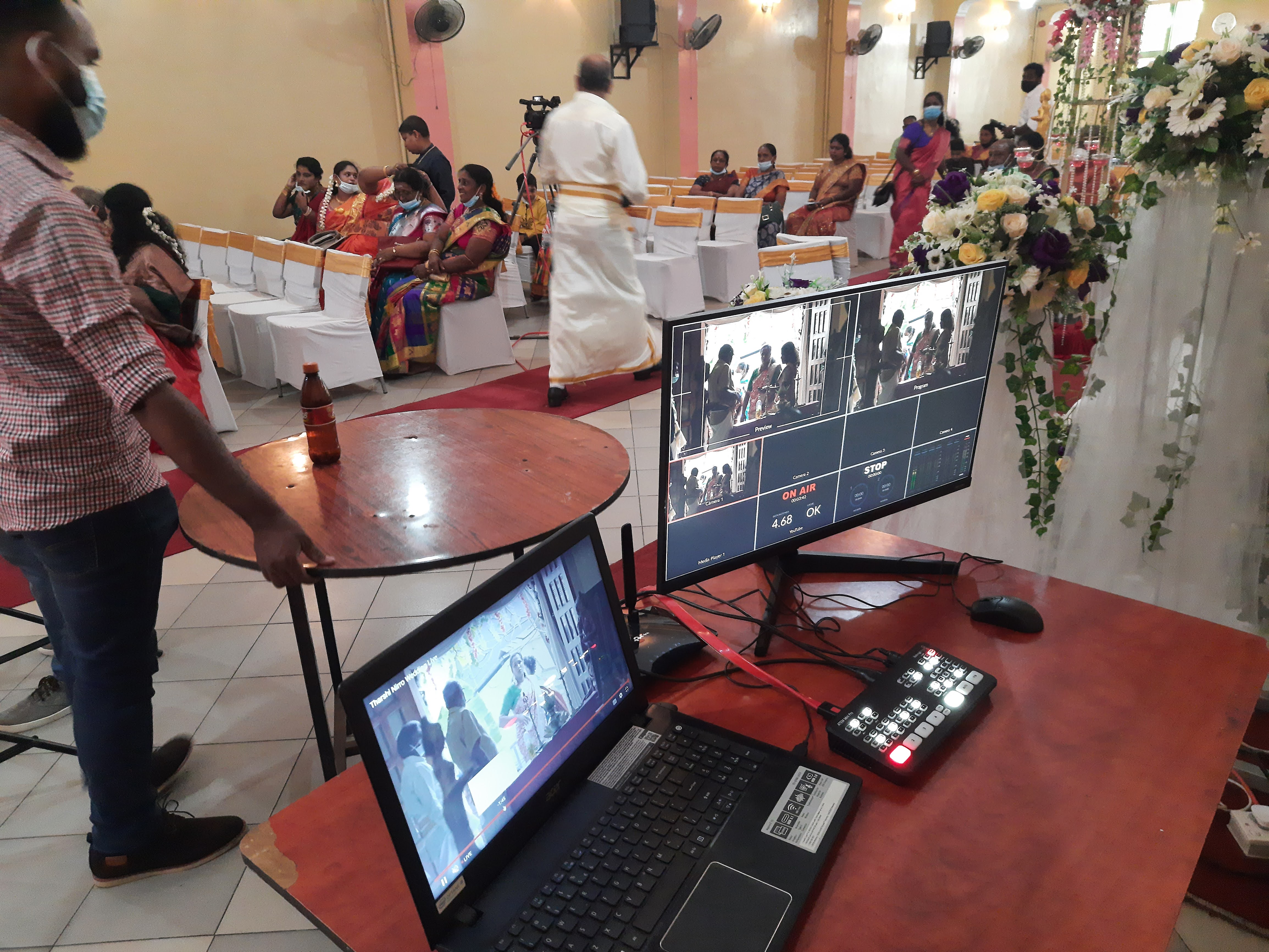 Blackmagic ATEM Mini Pro Video Switcher in action 2