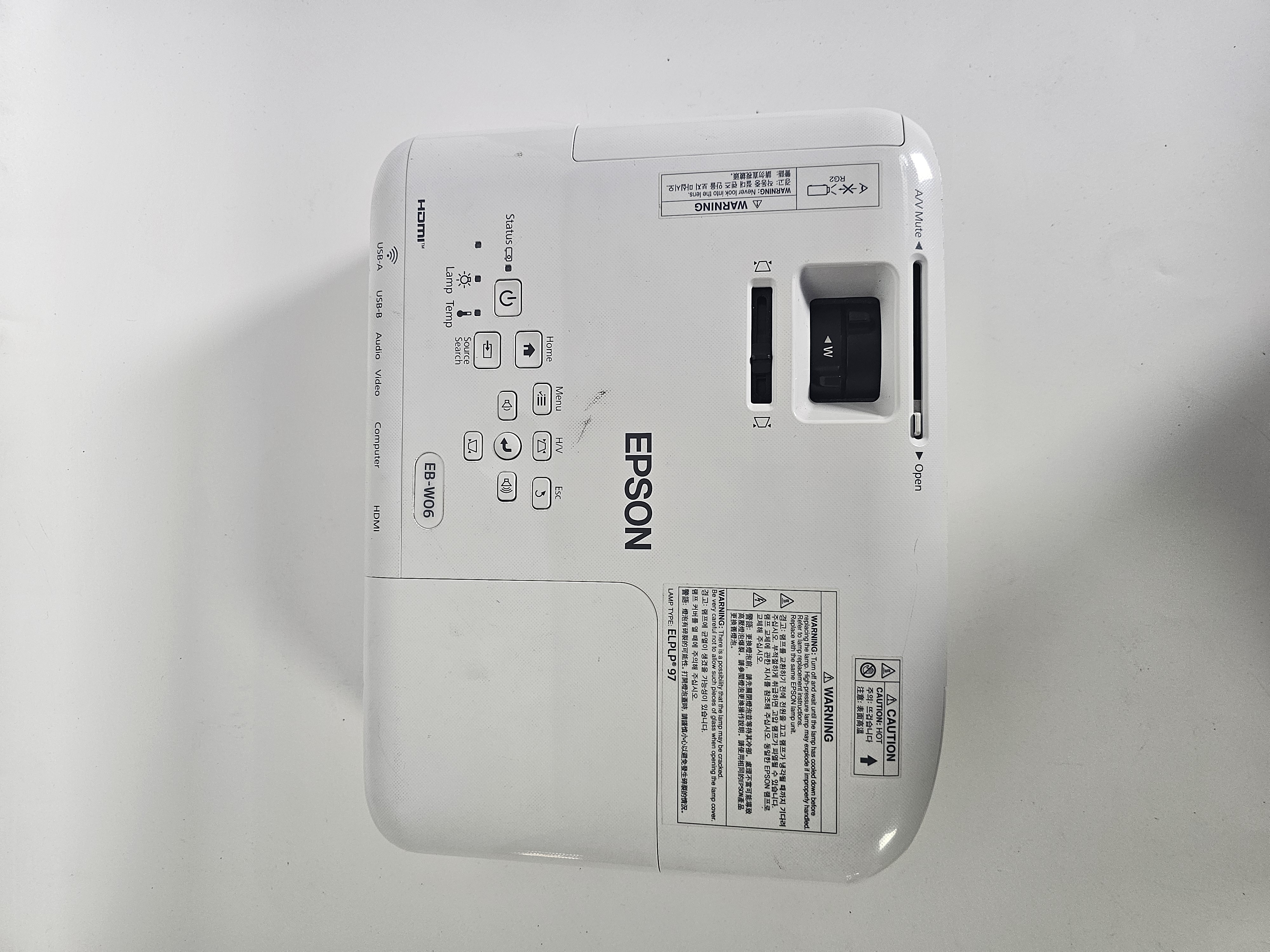 Epson EB-W06 Projector 3700 Lumens WXGA in action 2