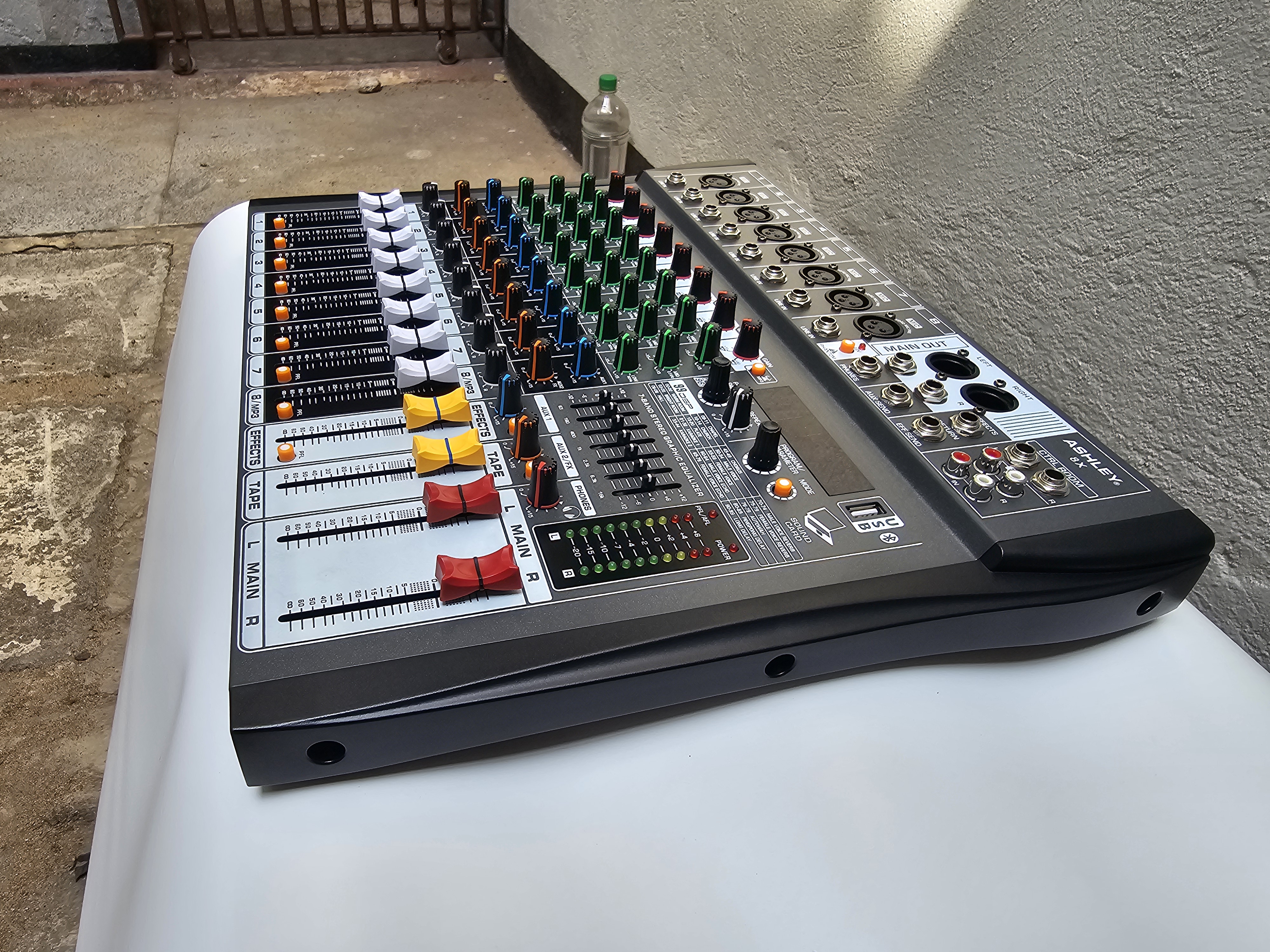 Ashley X8 8-Channel Analog Audio Mixer in action 4