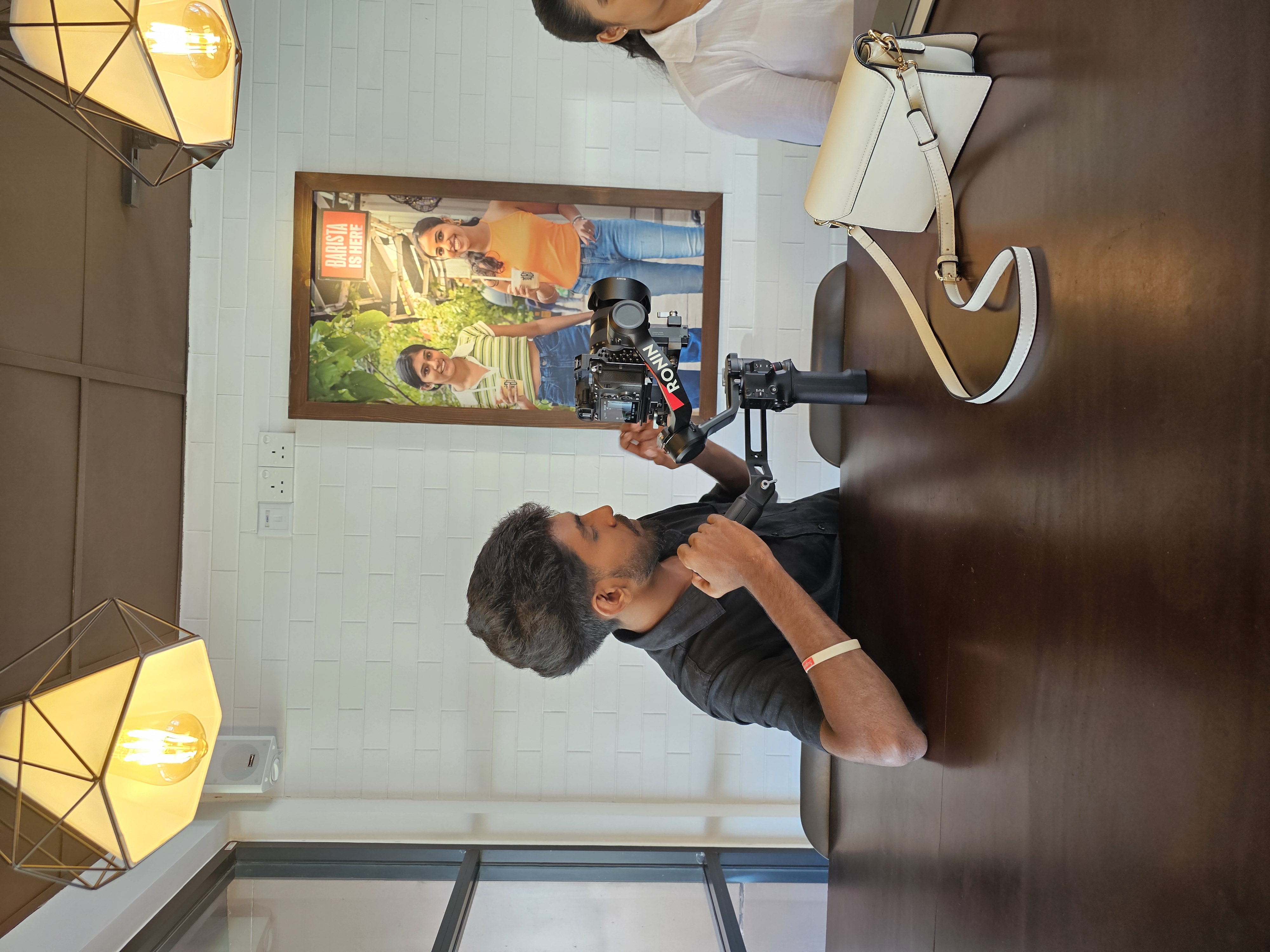 DJI RS 4 Camera Tripod in action 2
