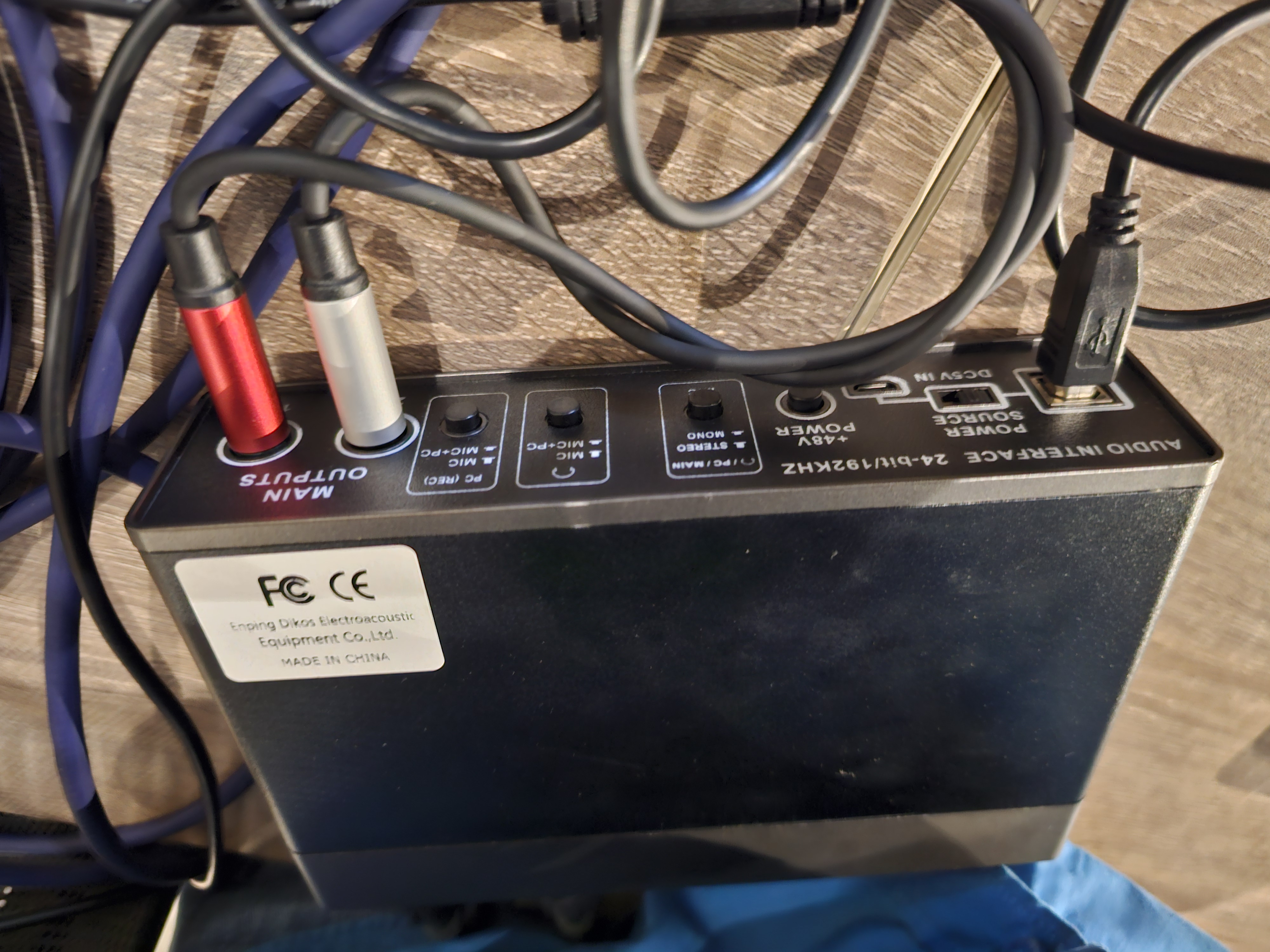 XTUGA E22 2 Channel Audio Interface in action 3