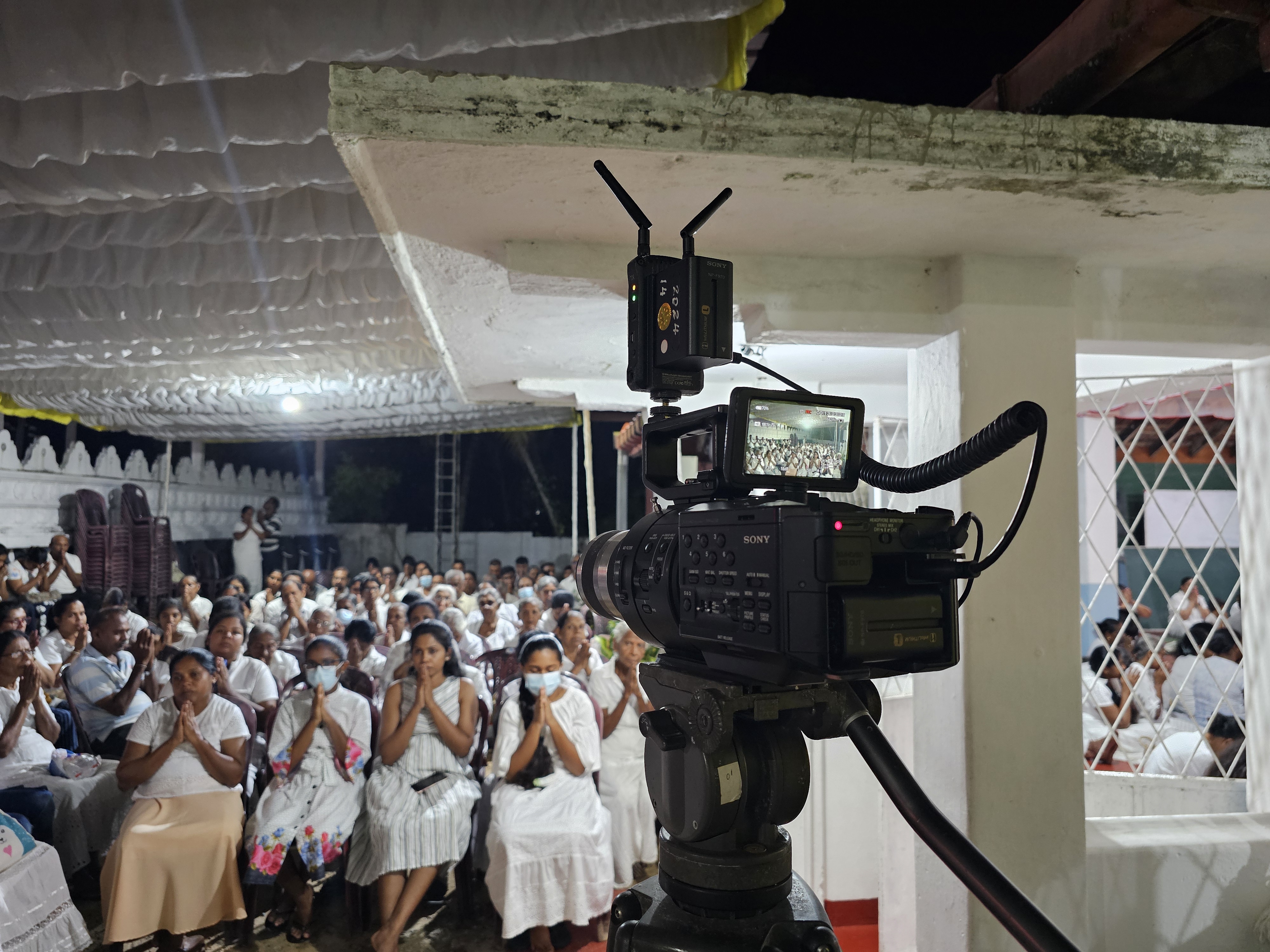 Sony NEX-FS700 Camcorder Camera in action 4