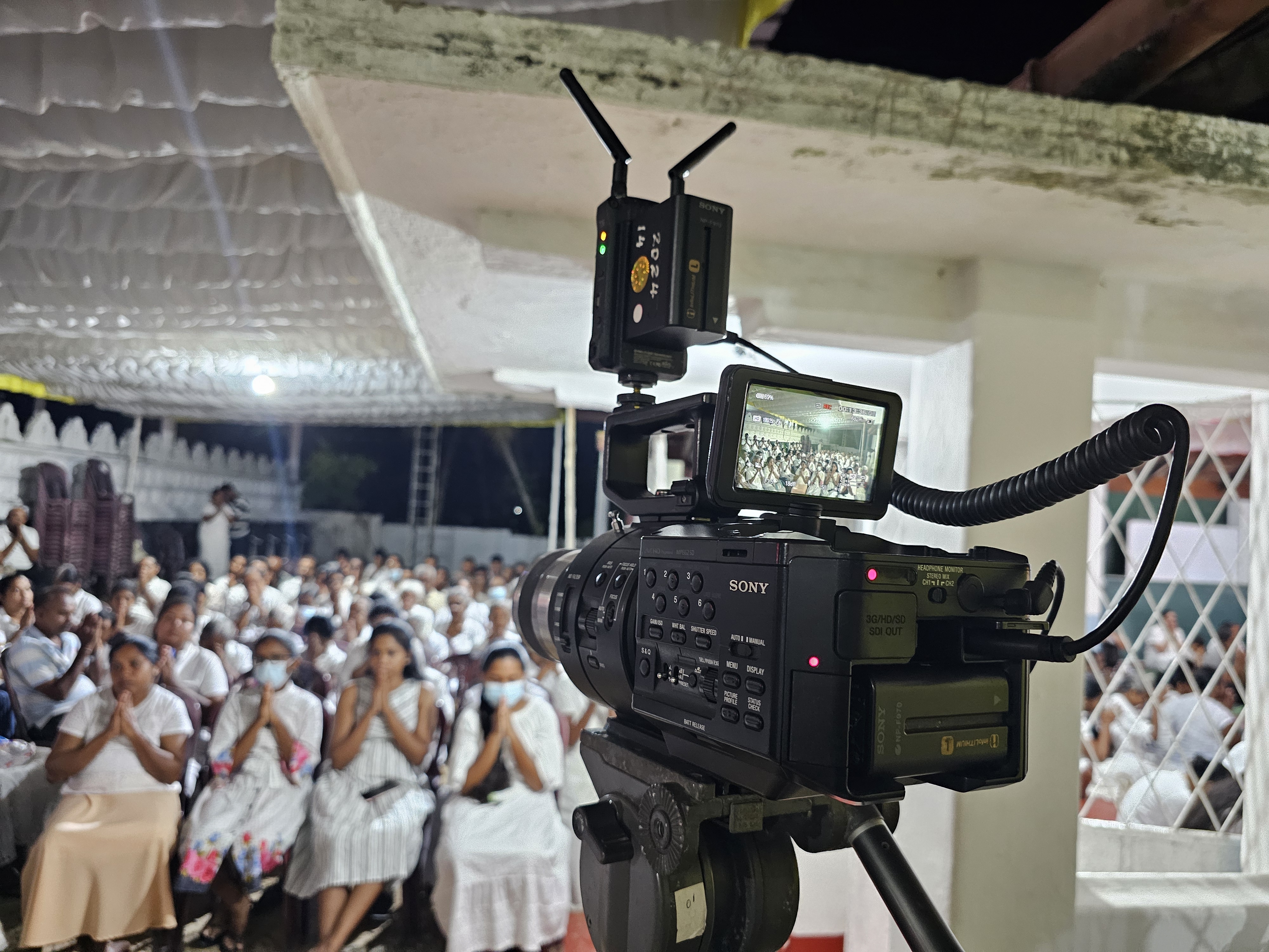 Sony NEX-FS700 Camcorder Camera in action 5