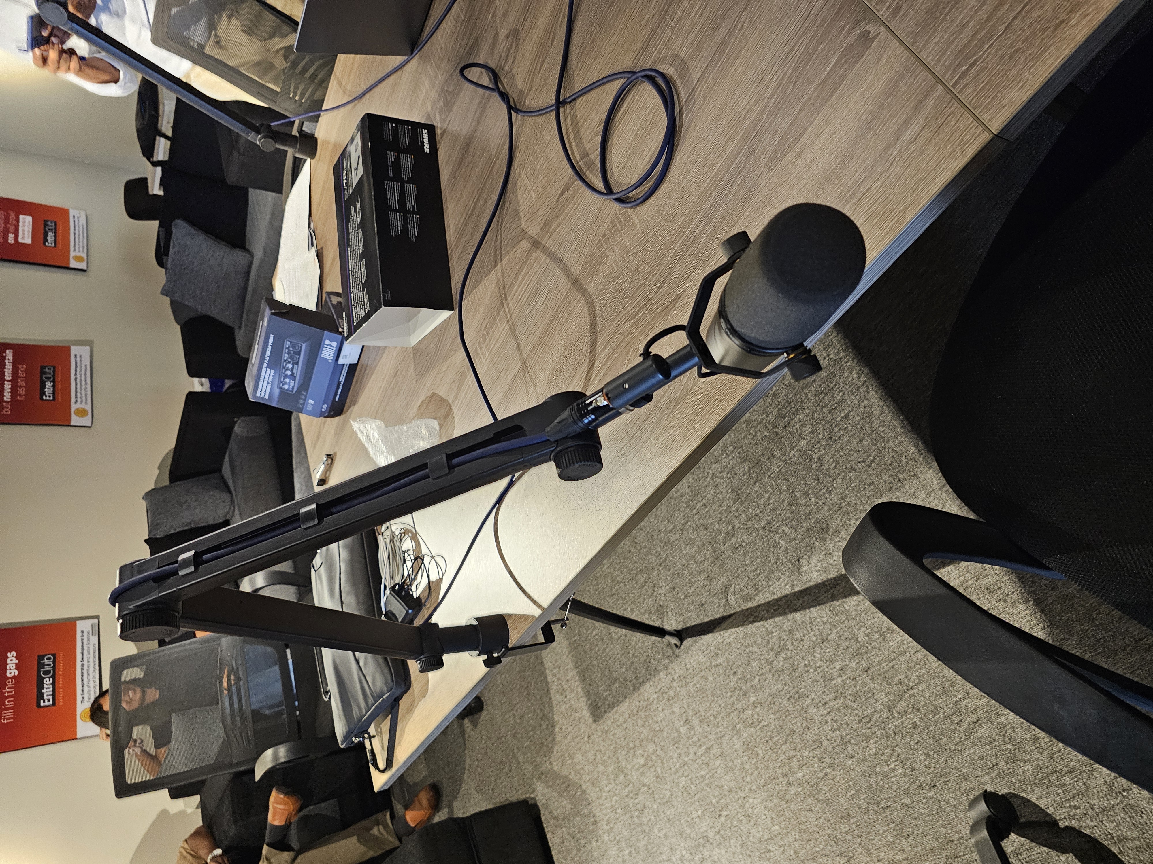 Shure SM7B Cardioid Dynamic Vocal / Podcast Microphone in action 3