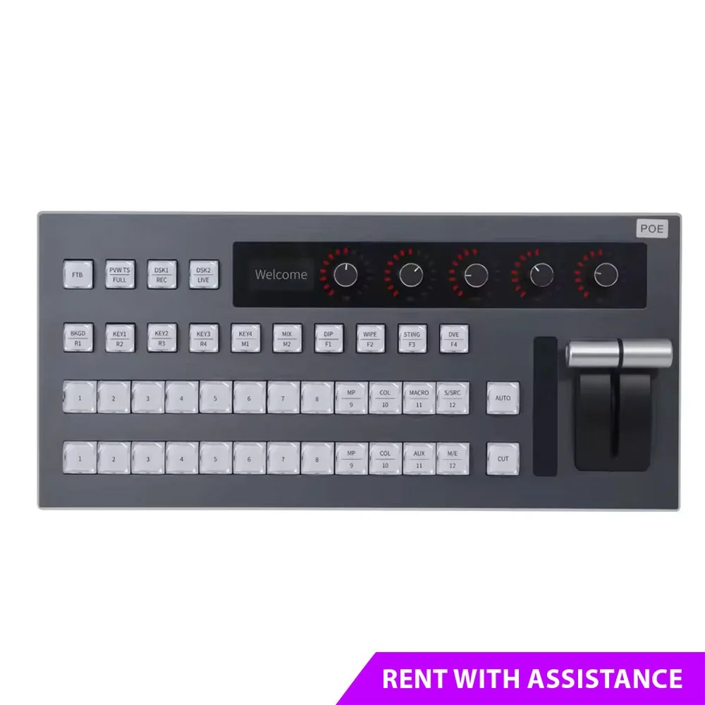 Rent Blackmagic Design ATEM 1 M/E Advanced Panel 10 in Sri Lanka - Videography from Rentitem.lk