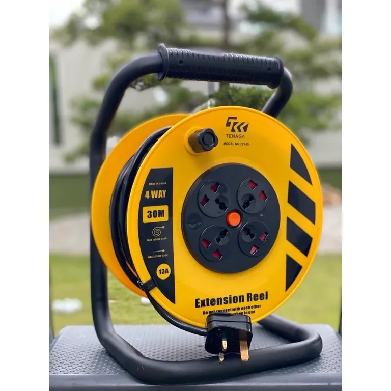 Rent Power Extension Cable Reel 50 Meter / 4-Way in Sri Lanka - Sounds from Rentitem.lk