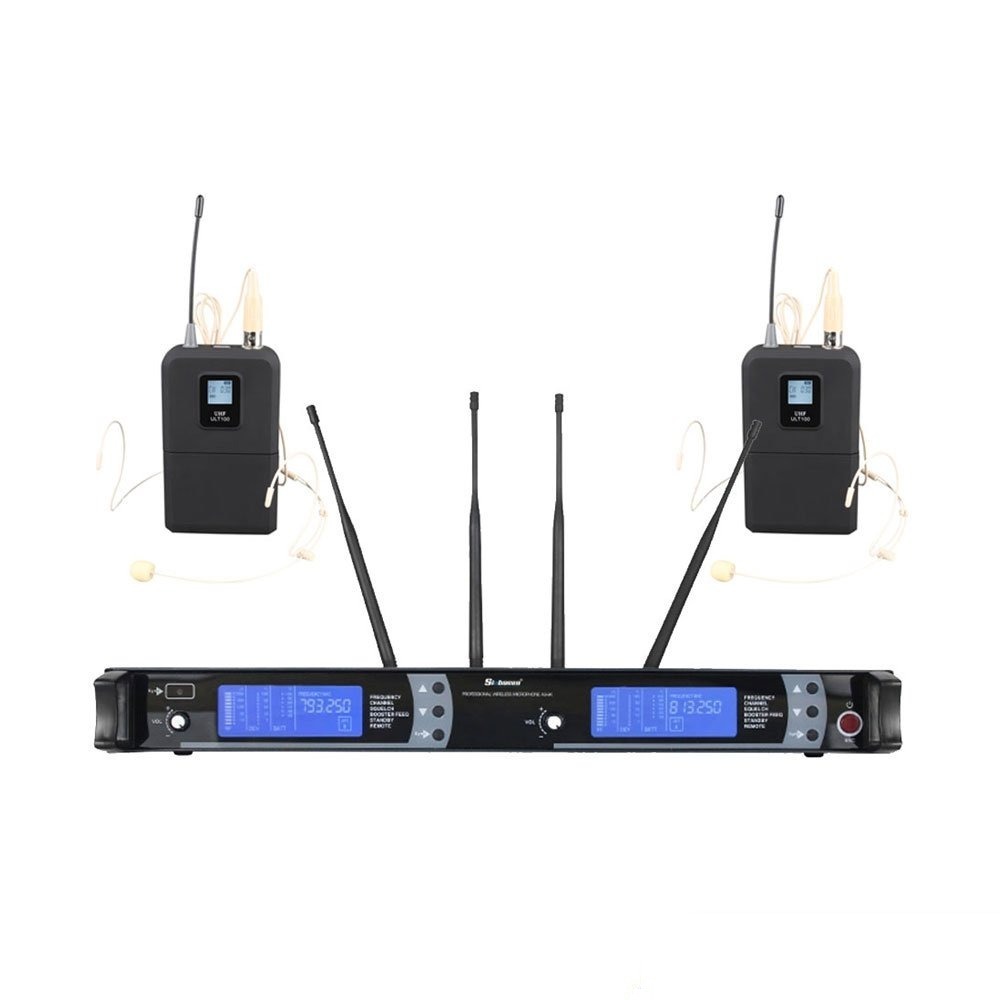 Rent Sennheiser Dual Headset Wireless Microphone System - SKM9000 rental package in Sri Lanka - Sounds from Rentitem.lk
