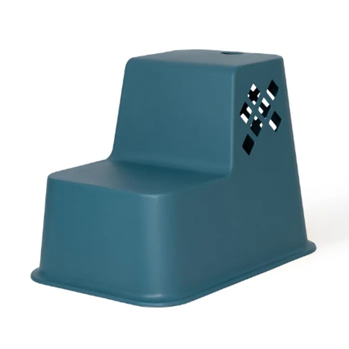 Rent Phoenix Industries Stackable Plastic Sit Stool Blueberry in Sri Lanka - Party & Event from Rentitem.lk