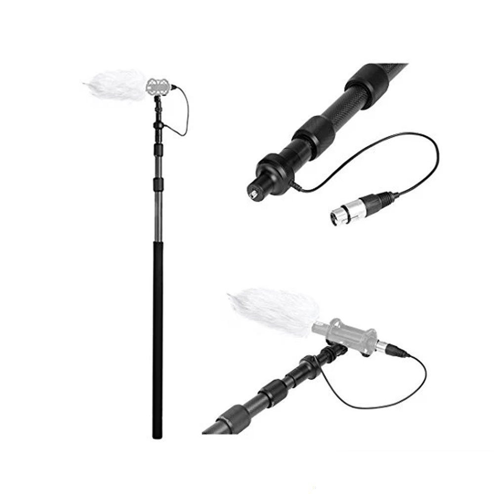 Rent Professional Cinematography Boom Shotgun Microphone Setup rental package in Sri Lanka - Sounds from Rentitem.lk