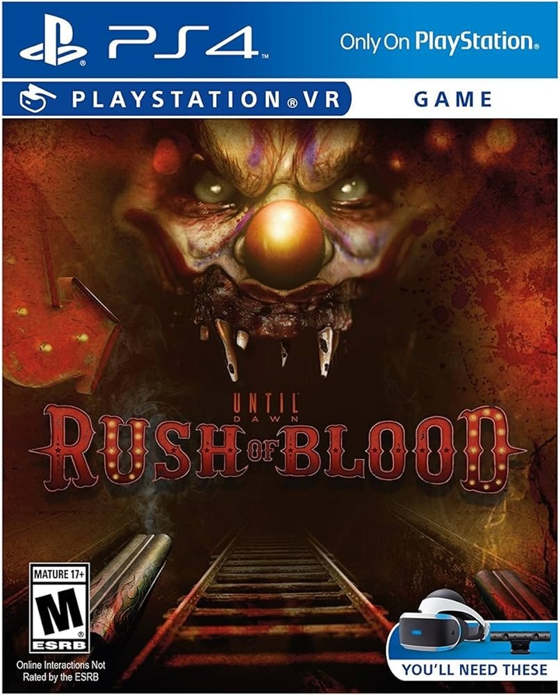 Rent Sony / Supermassive Games Until Dawn: Rush of Blood PlayStation VR Game (Rail Shooter) in Sri Lanka from Rentitem.lk