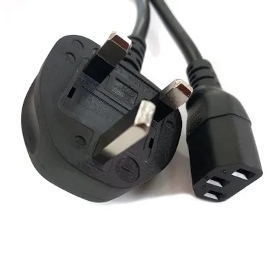 Rent Power Cable (UK BS1363 to IEC C13) 1 Meter in Sri Lanka from Rentitem.lk