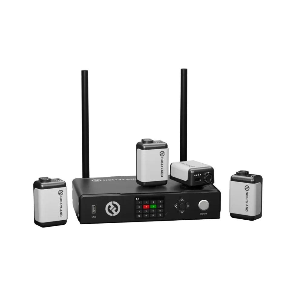 Rent Hollyland Wireless Tally System-4 Lights Wireless Tally Light System 4 Lights Kit Black in Sri Lanka - Videography from Rentitem.lk