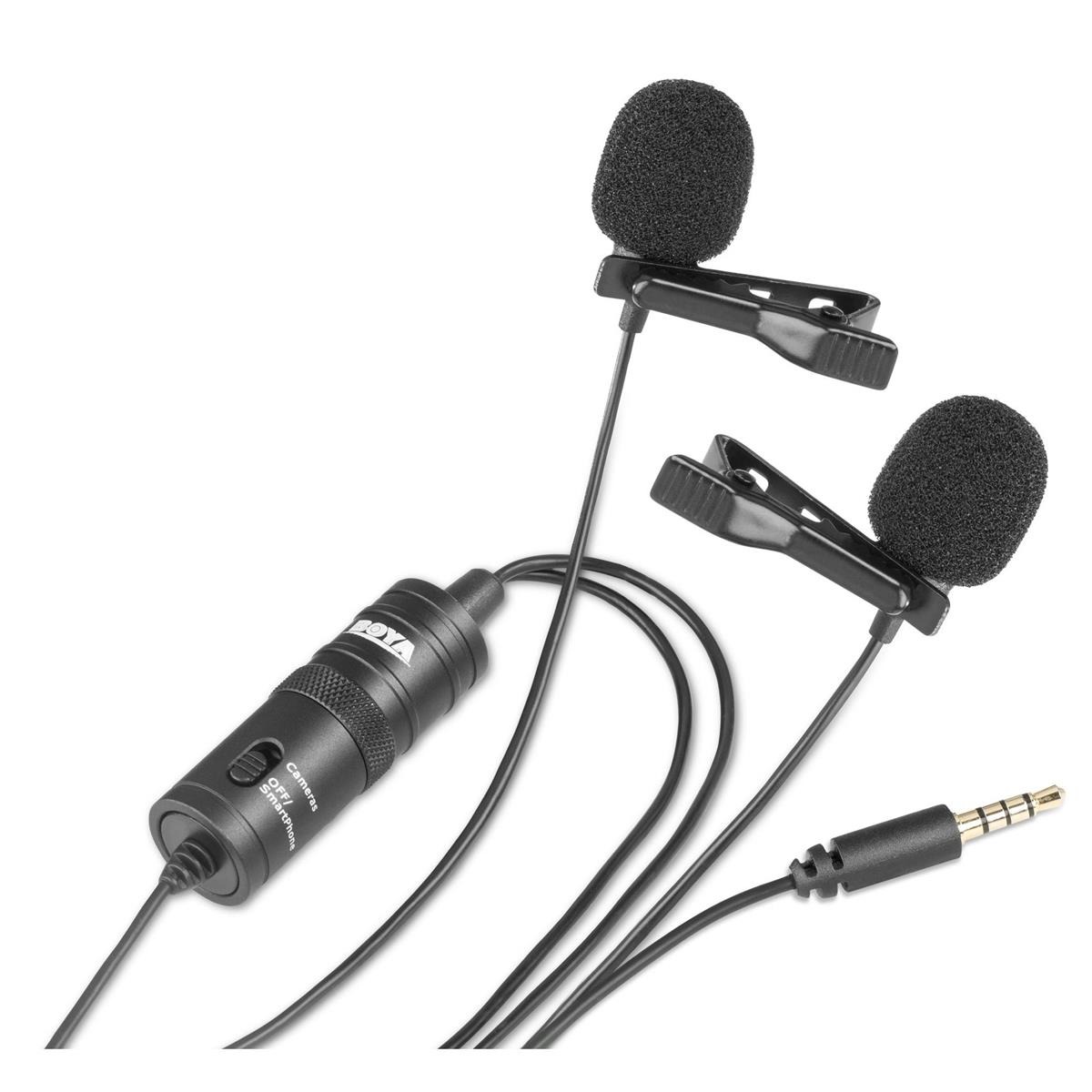 Rent BOYA BY-M1DM Lavalier Microphone 3.5mm TRRS in Sri Lanka - Sounds from Rentitem.lk