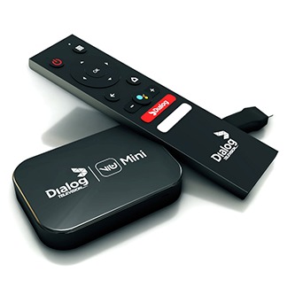 Rent Dialog ViU Mini Android TV Box 8GB / 1GB RAM Black in Sri Lanka - Projectors from Rentitem.lk